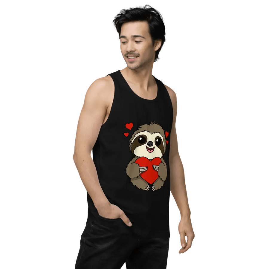 Mens Tank top - Heart product image (10)