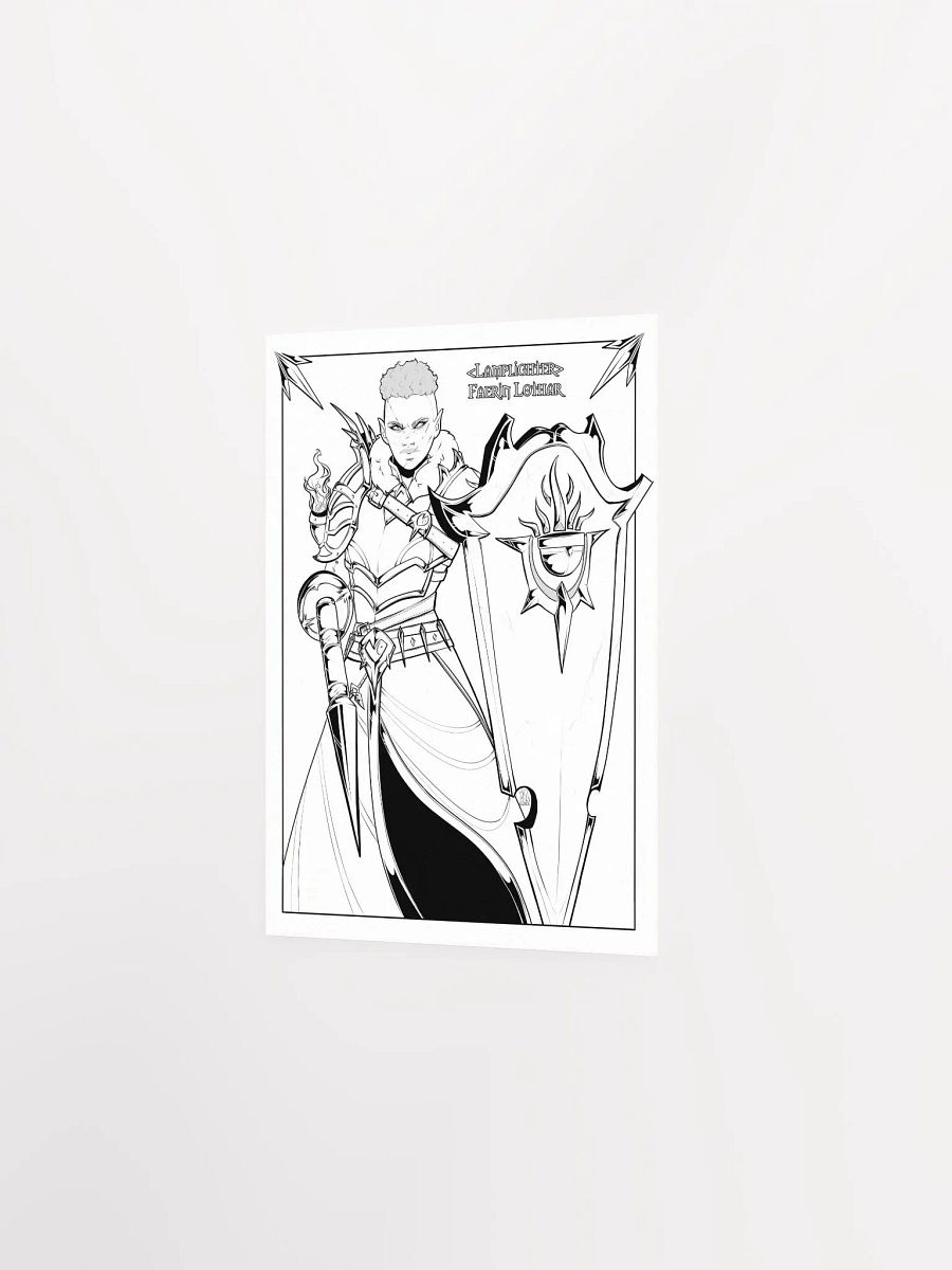 Lamplighter - Coloring Poster product image (2)