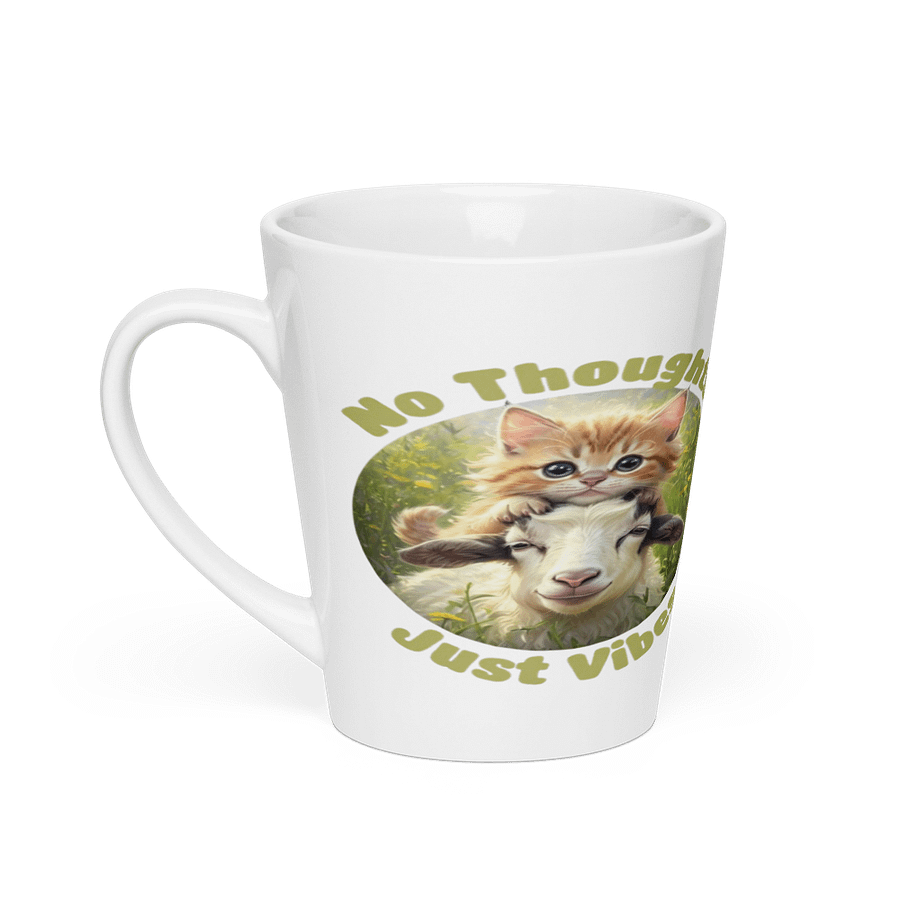 Vibing Kitten and Goat Latte Mug product image (1)