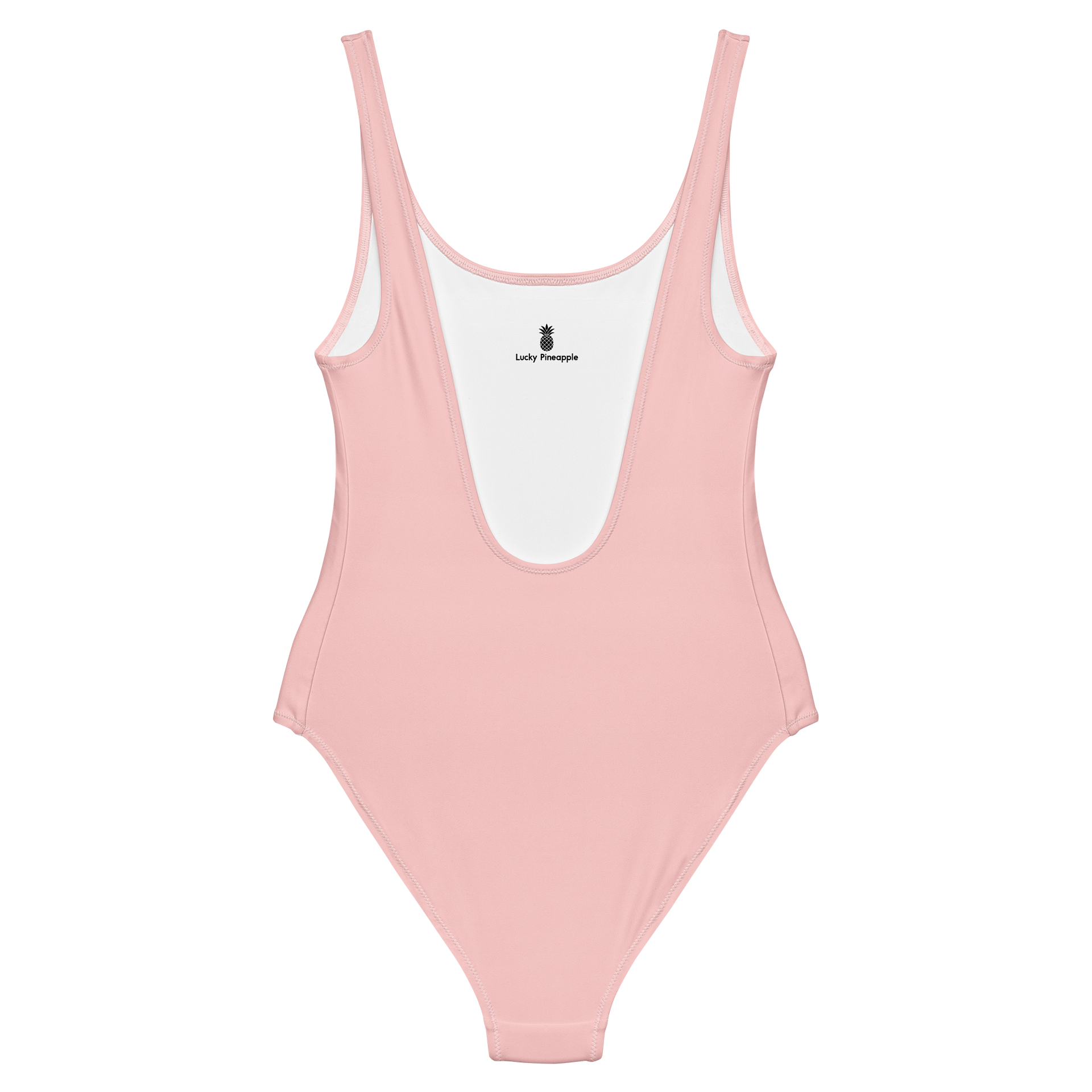Rich People Nude Pink Solid Color Retro Inspired Women's One Piece Swimsuit product image (2)