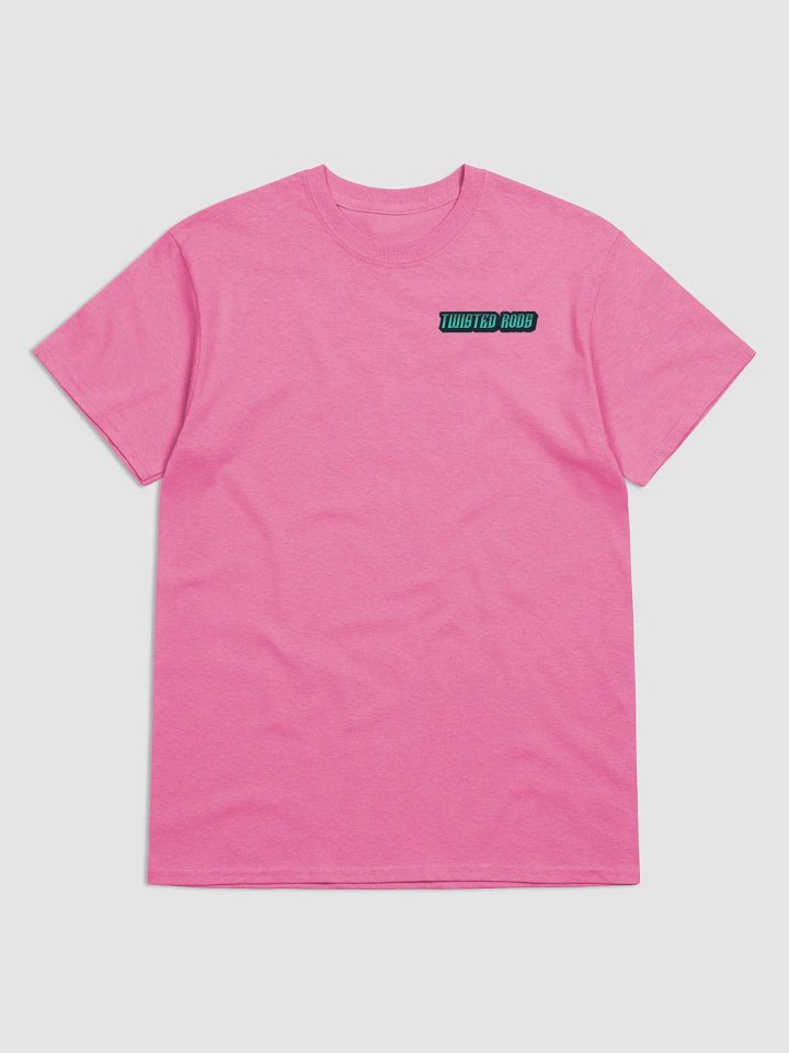 Twisted Rods Aqua Font T-Shirt Dual Logo product image (1)
