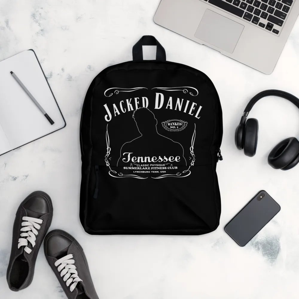 Jacked Daniel Large Print Backpack product image (5)