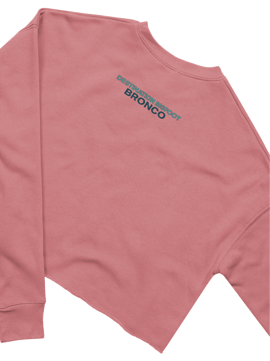 Destination Bigfoot Bronco Best Friend's Bella+Canvas Women's Fleece Crop Sweatshirt (Multiple Colors Available) product image (10)
