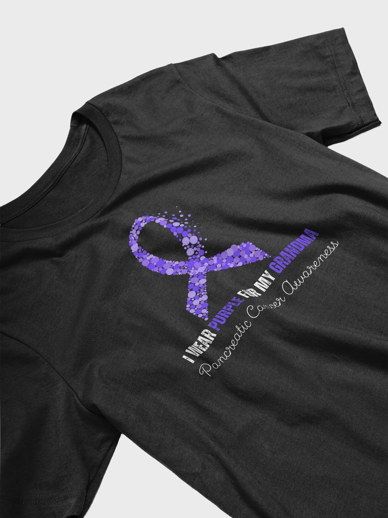I Wear Purple for My Grandma Pancreatic Cancer Awareness T-Shirt product image (3)