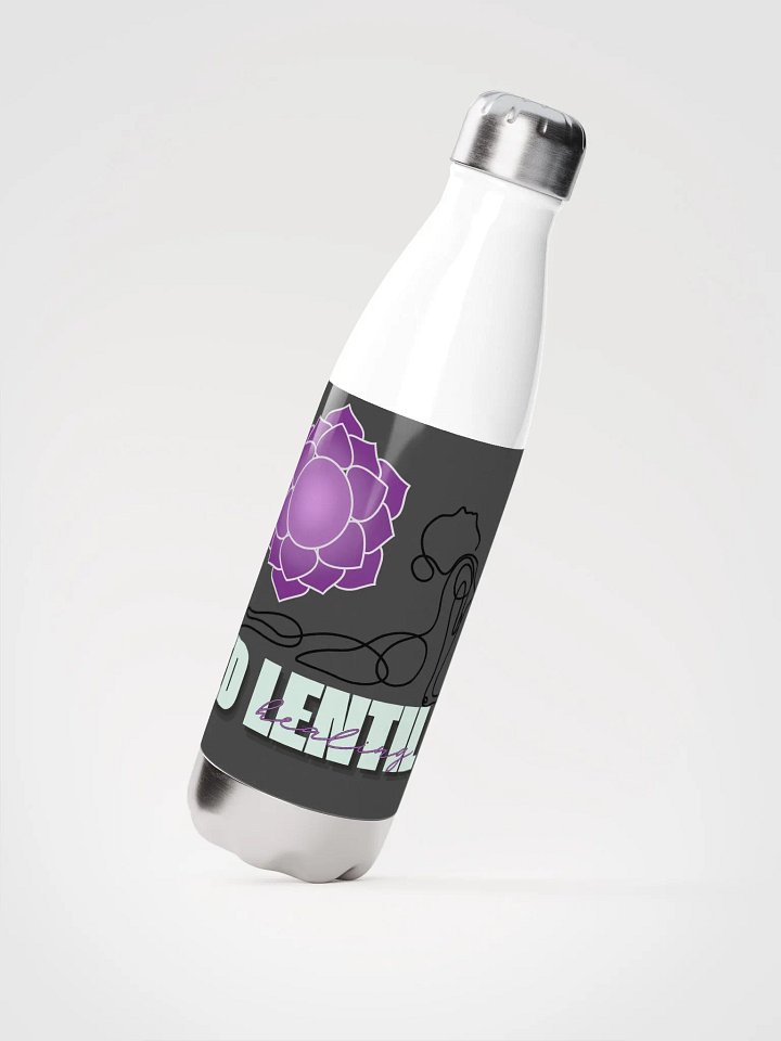 Lotus Vibes Stainless Steel Water Bottle product image (1)