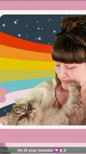 Gimlet decided that he needed to be held IMMEDIATELY if not sooner and this is what happened