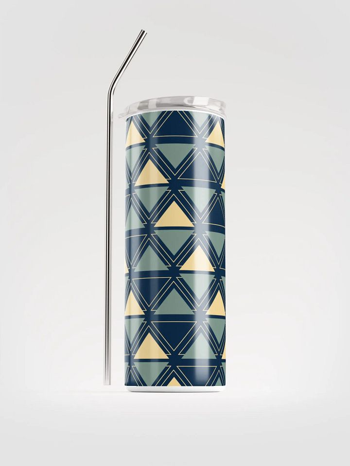 Triangulated Night Geometric 20 oz Stainless Steel Tumbler product image (1)