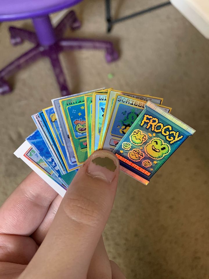 Mini Trading Card Stickers Pack (s2) product image (2)