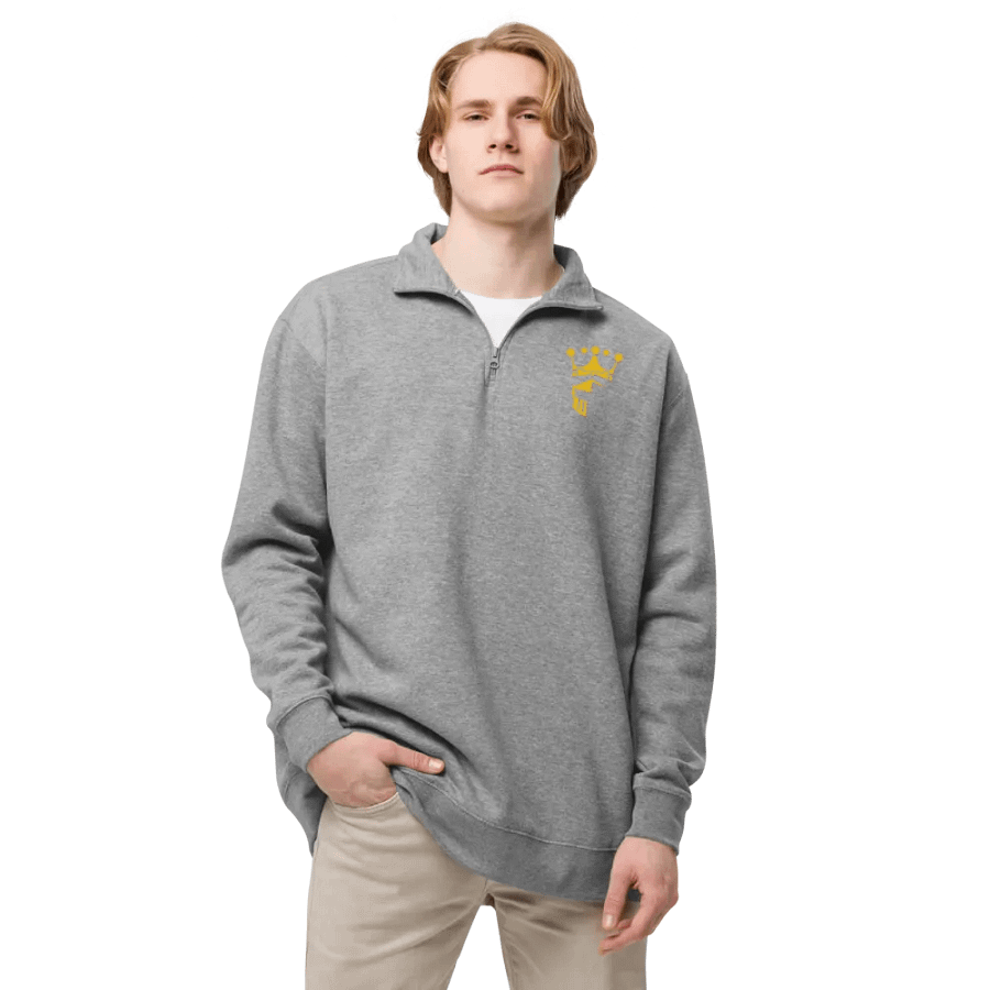 King and crown embroider Fleece Pullover 1/4 zip product image (4)