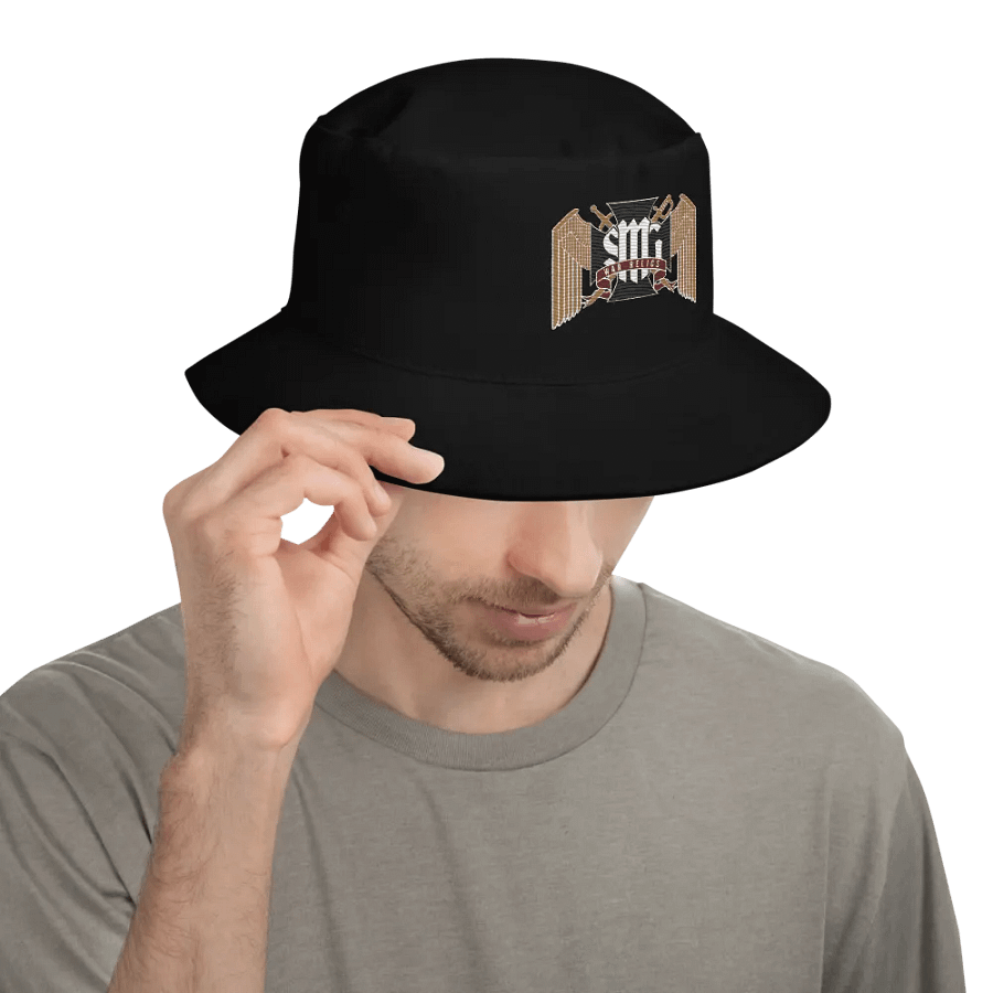 SMG embroidered bucket hat product image (4)