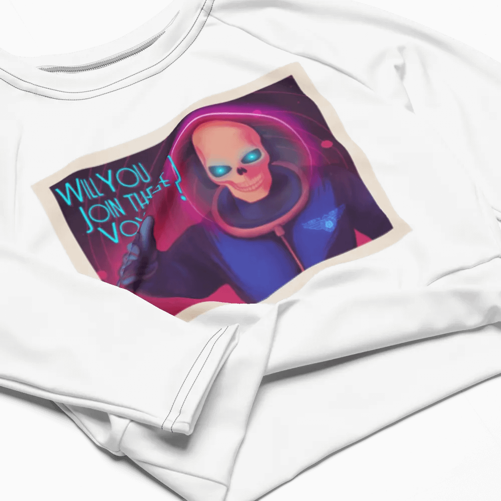 Cosmic Voyager Cropped Long-Sleeve product image (4)