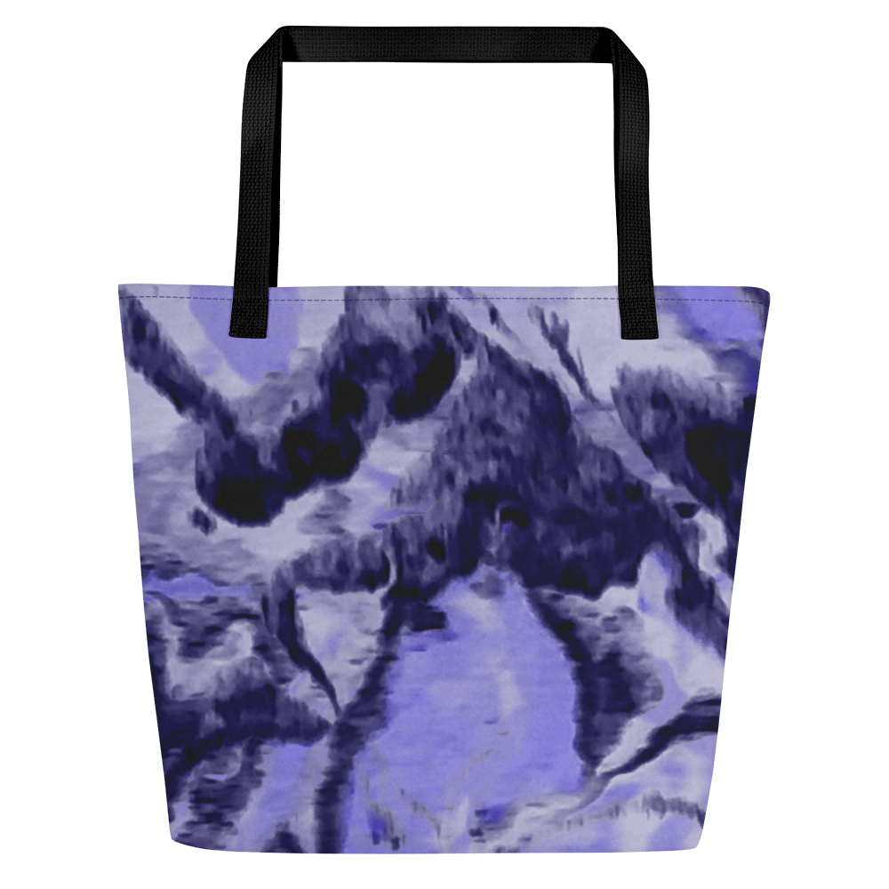 Purple Fluid Art Tote Bag product image (3)