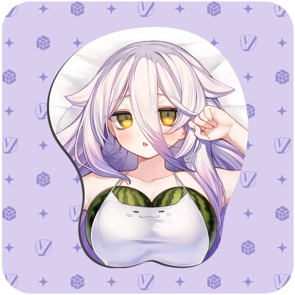 Henya's Watermelon Boob Mousepad (へにゃのスイカおっぱいマウスパッド) product image (1)