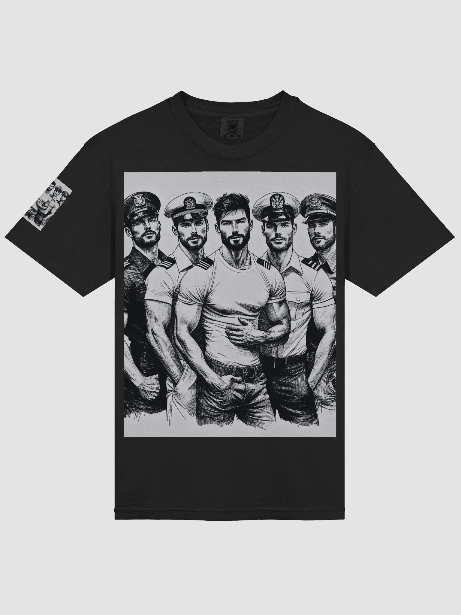 Top Guns Military Tom of Finland Tribute Gay Pride T Shirt product image (31)