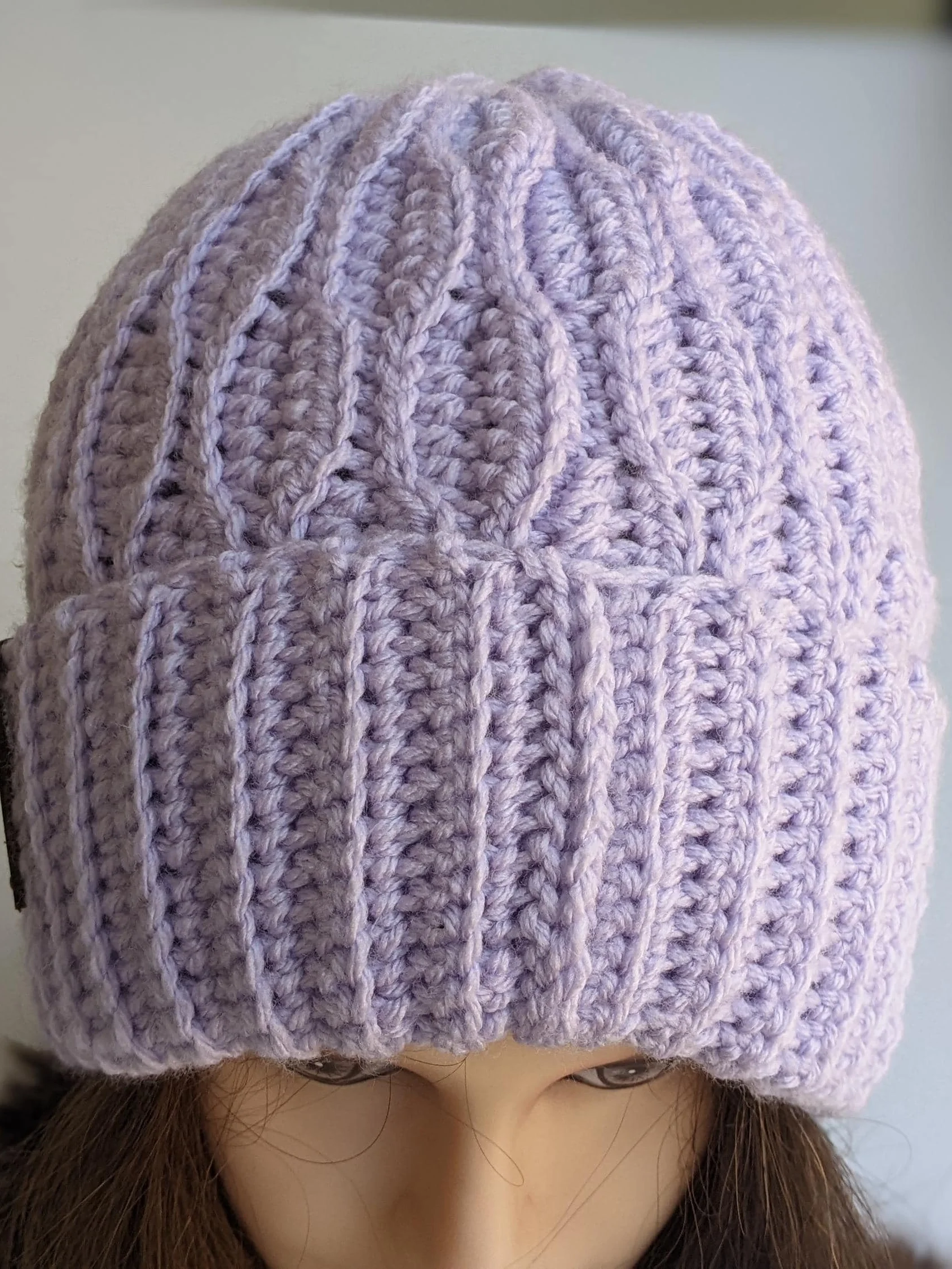 Crochet Ripple Hat Pattern for Women product image (4)