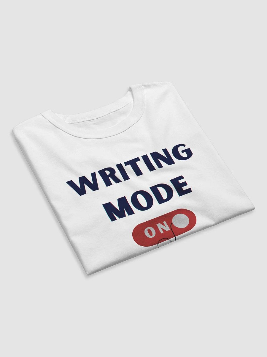 Writing Mode On - Relaxed Fit White T-shirt product image (5)