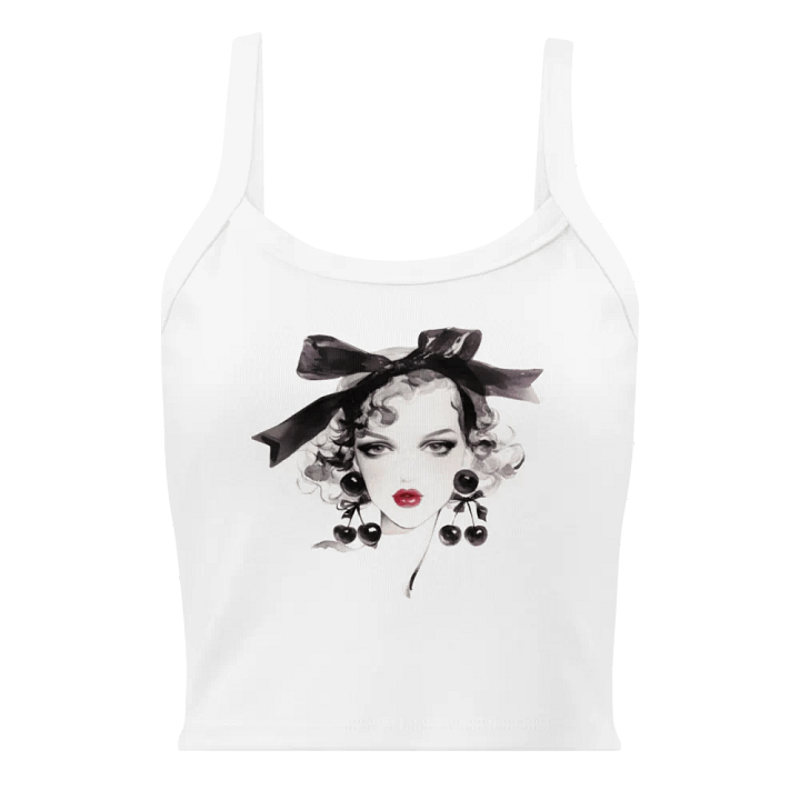 "Cherry Glam" Ribbed Tank product image (1)