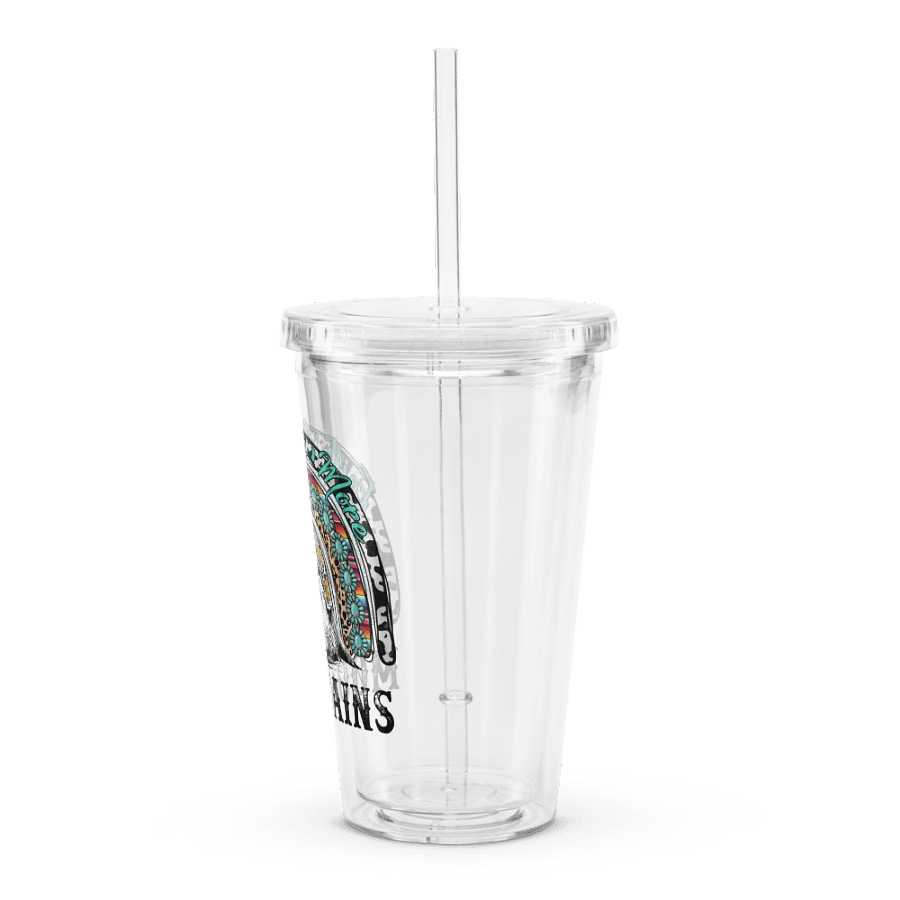 Faith Can Move Mountains - Double Wall Clear Plastic Tumbler product image (4)