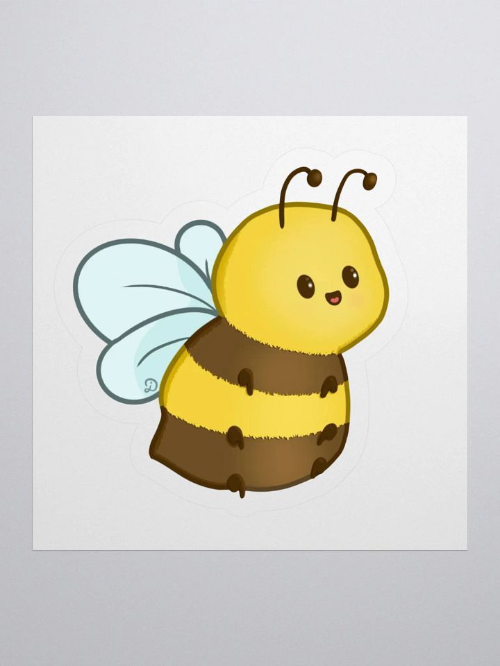 Bonnie the Bee Vinyl Stickers product image (2)