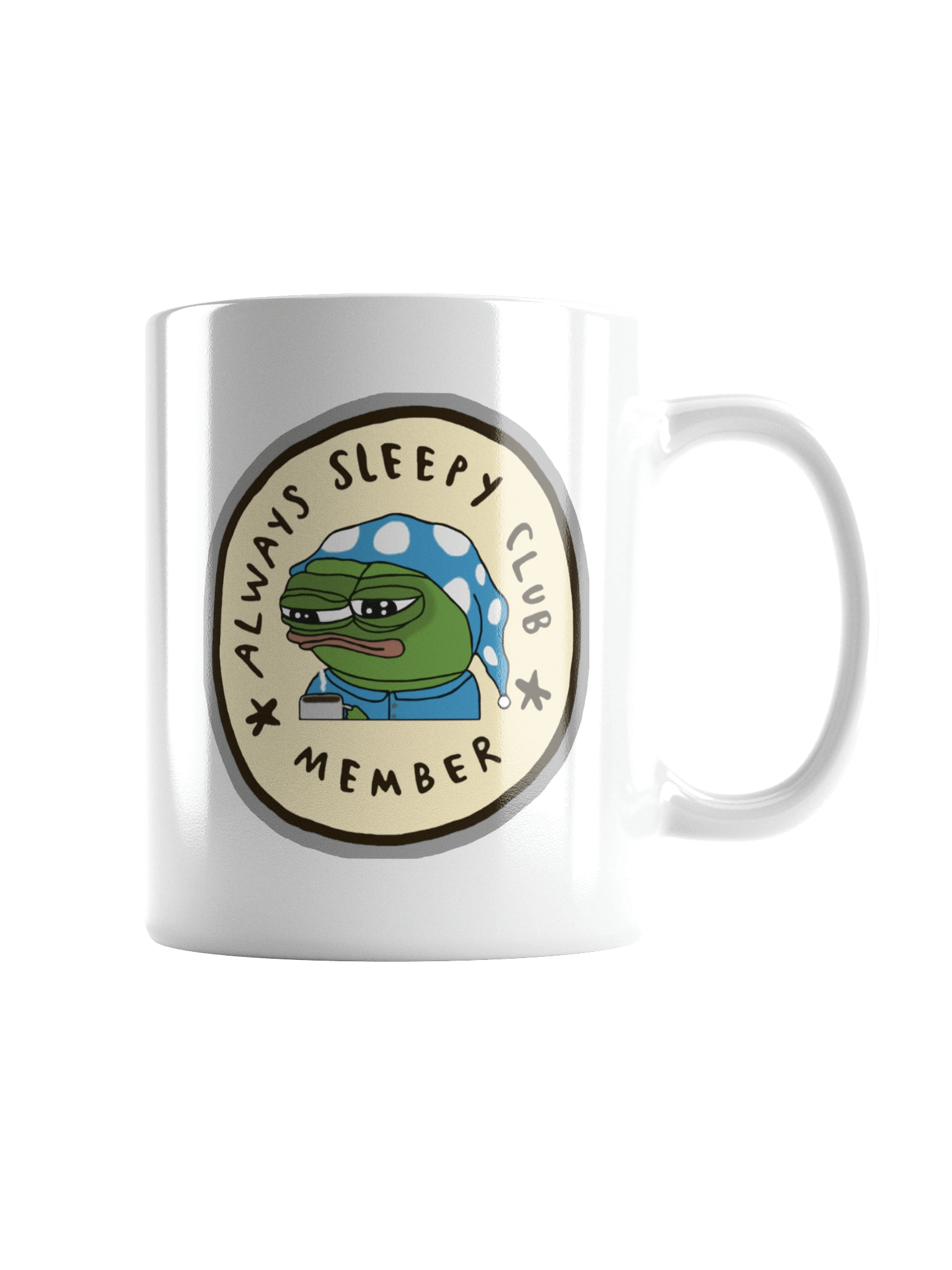 Always Sleepy White Mug product image (3)