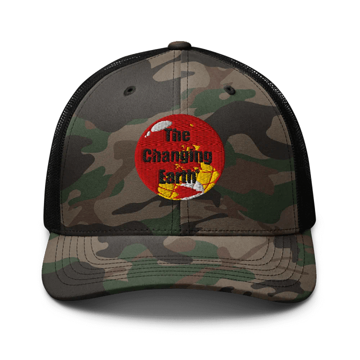 Globe Tones Camo Trucker Hat product image (1)