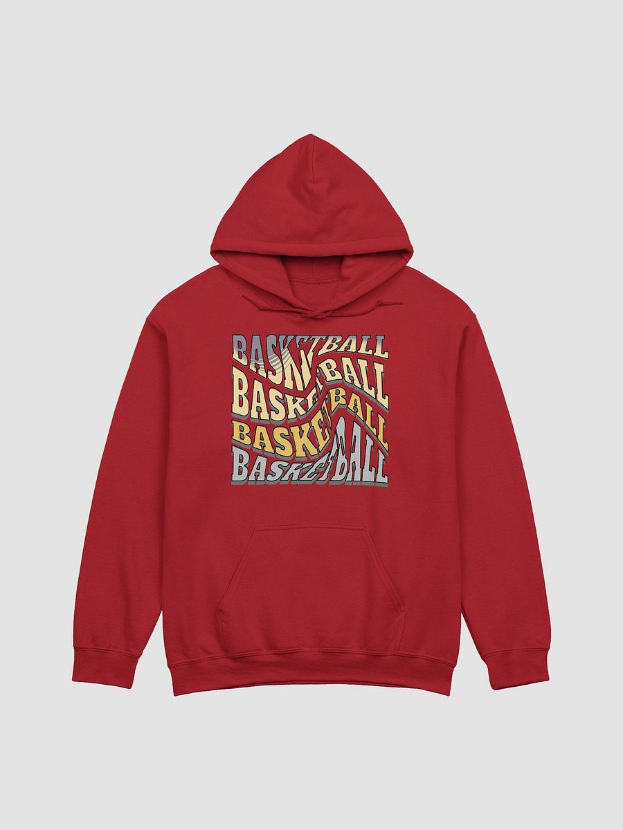 Mess Swirl Basketball Wavy Distortion Hoodie product image (1)