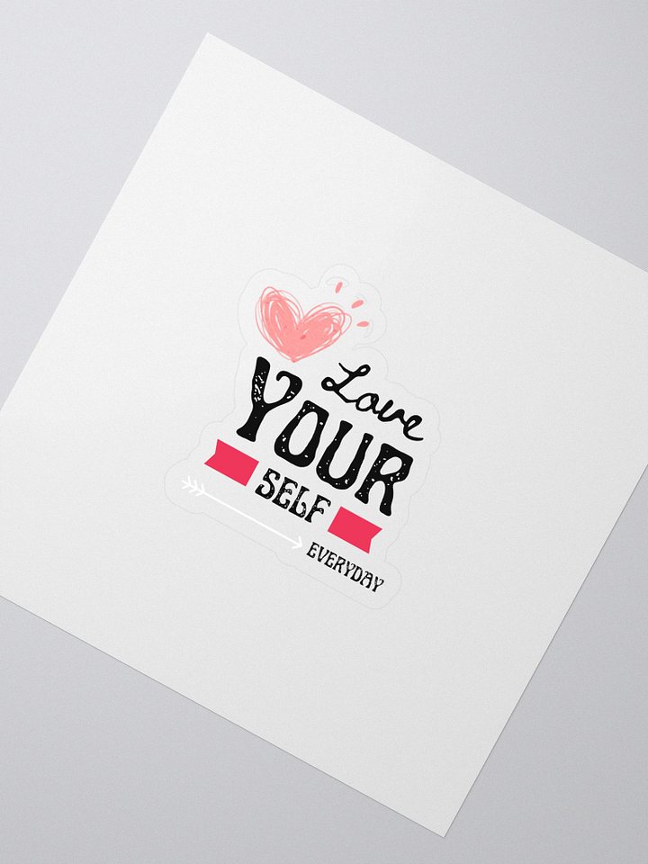 Love Yourself Everyday Sticker product image (2)