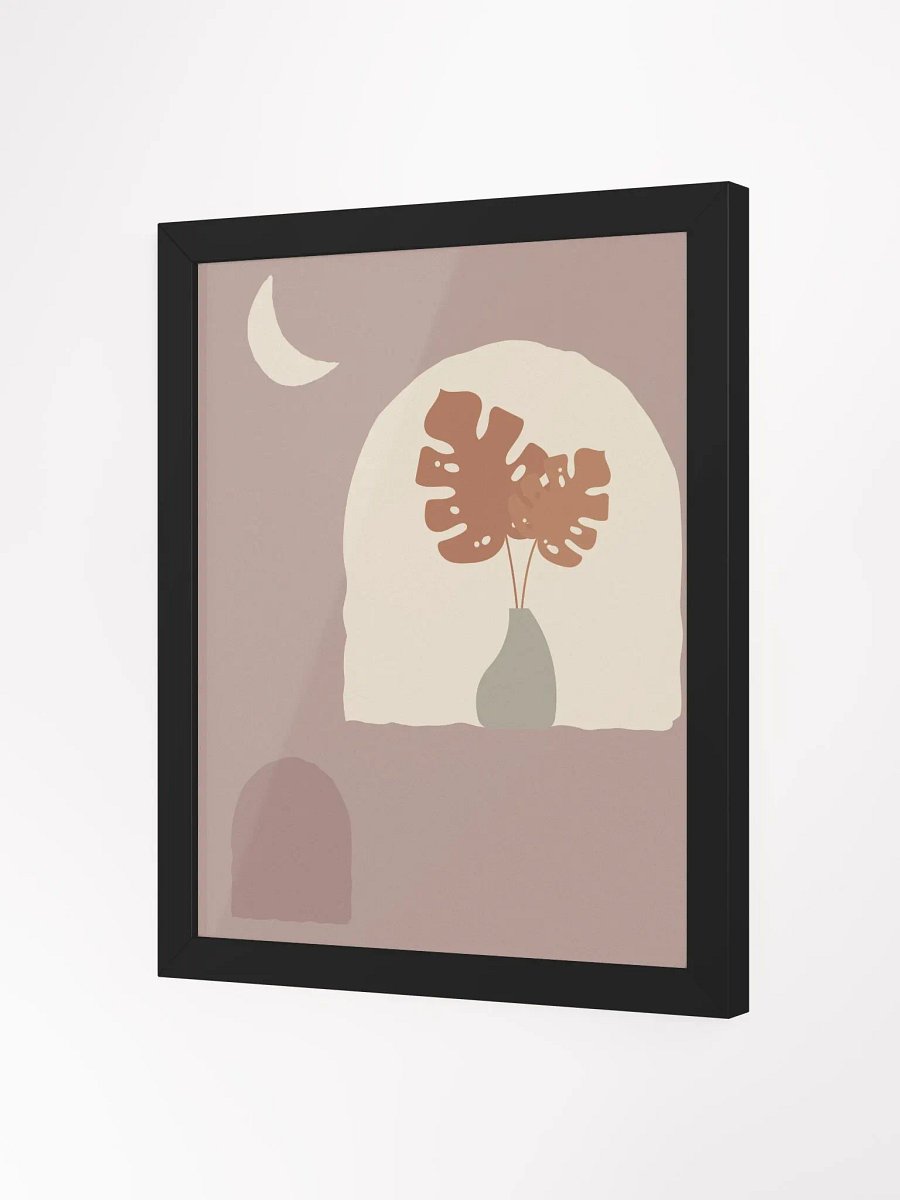 Lunar Monstera Dreams Framed Poster product image (30)
