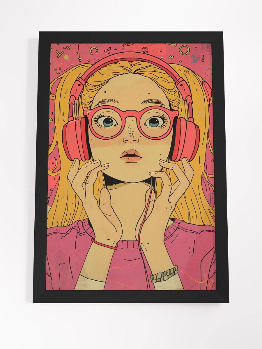 Soundtrack to My Soul Pop Art Poster - Framed product image (8)