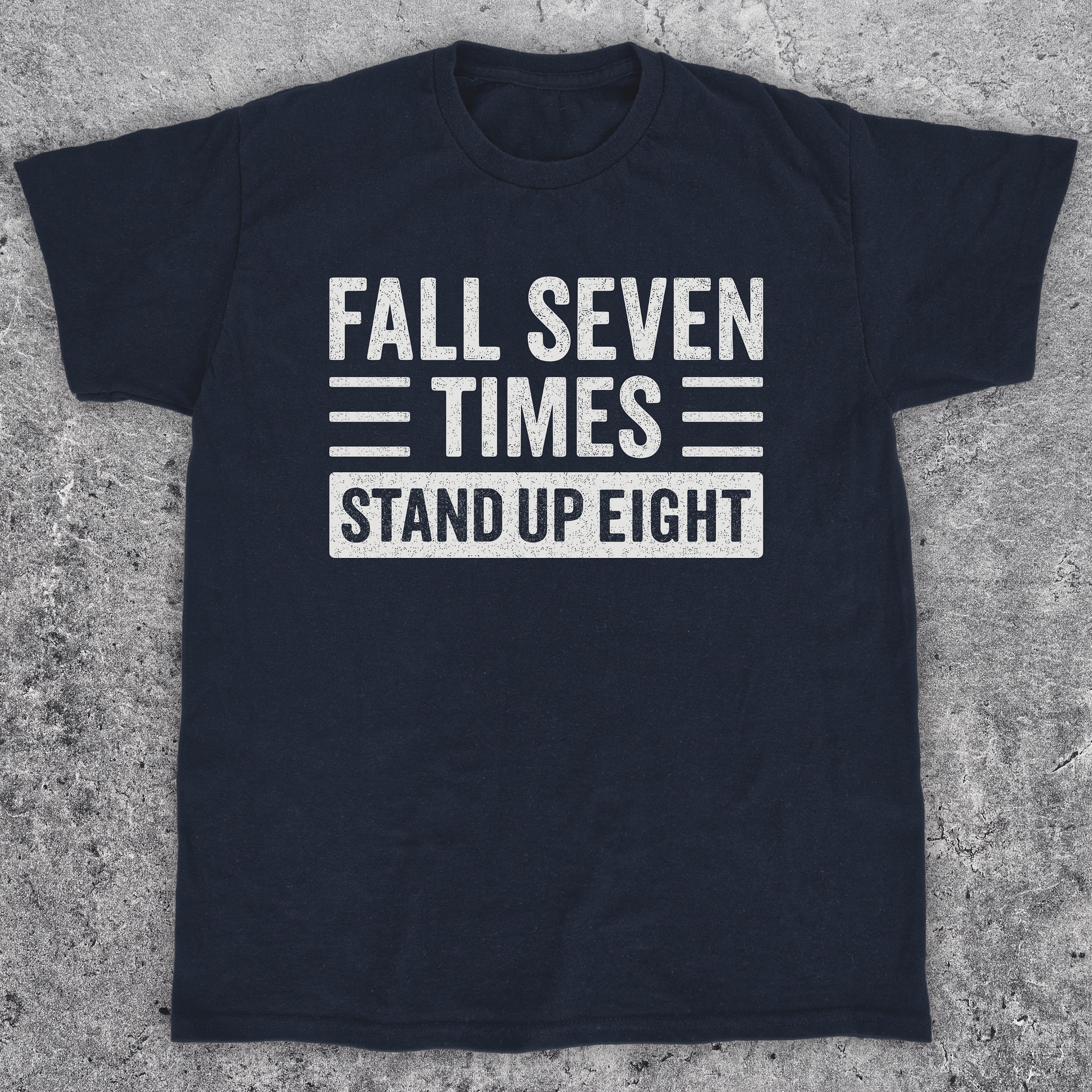 Fall seven times, Skateboarding t-shirt, Unisex product image (1)