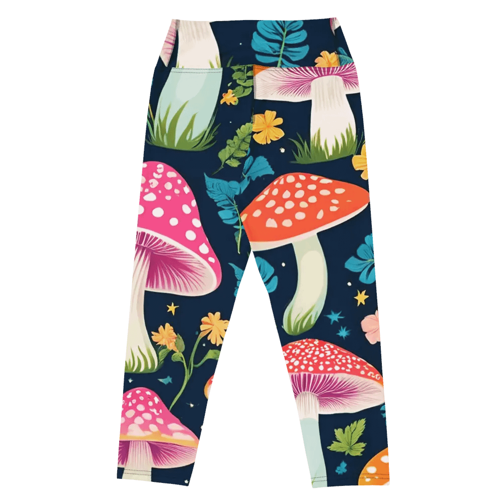 Mystic Mushroom Capri Leggings product image (2)