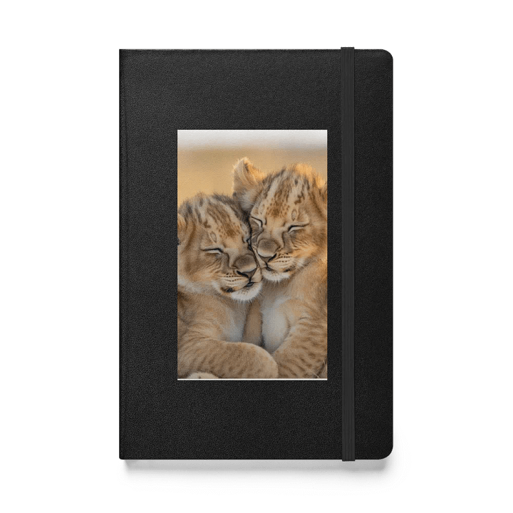 Lion Cubs Affection Hardcover Notebook product image (1)
