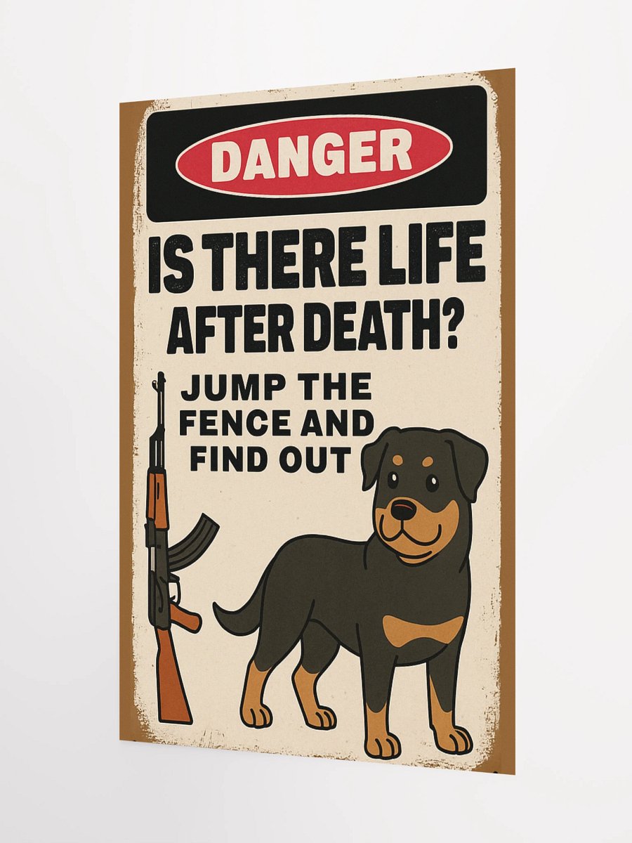Rottweiler - Is There Life After Death? Poster Print product image (7)