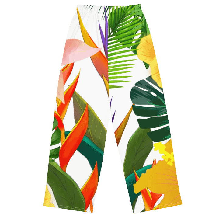 Tropical Paradise Unisex Wide-Leg Pants product image (2)