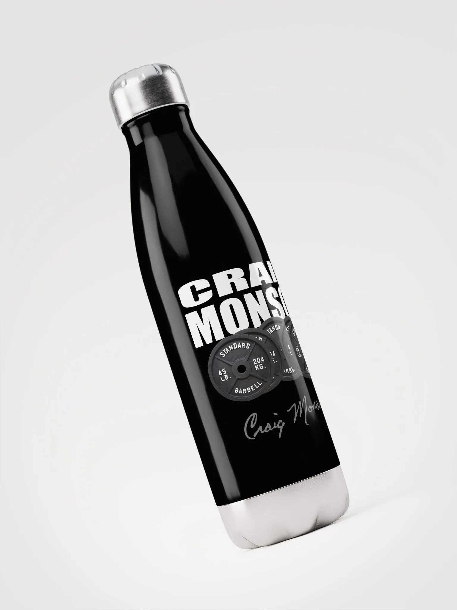 Signature Barbell Stainless Steel Water Bottle product image (3)