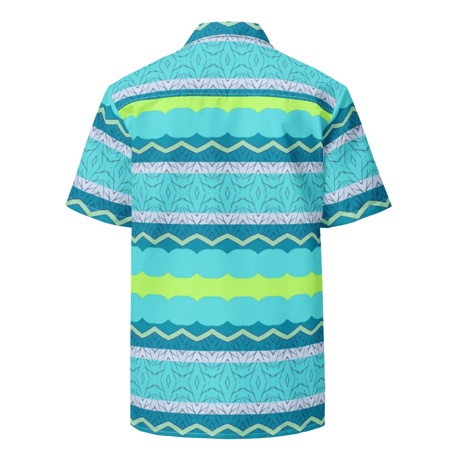 Hawaiian Style Shirt, Summer Breeze, Button Up, Unisex product image (3)