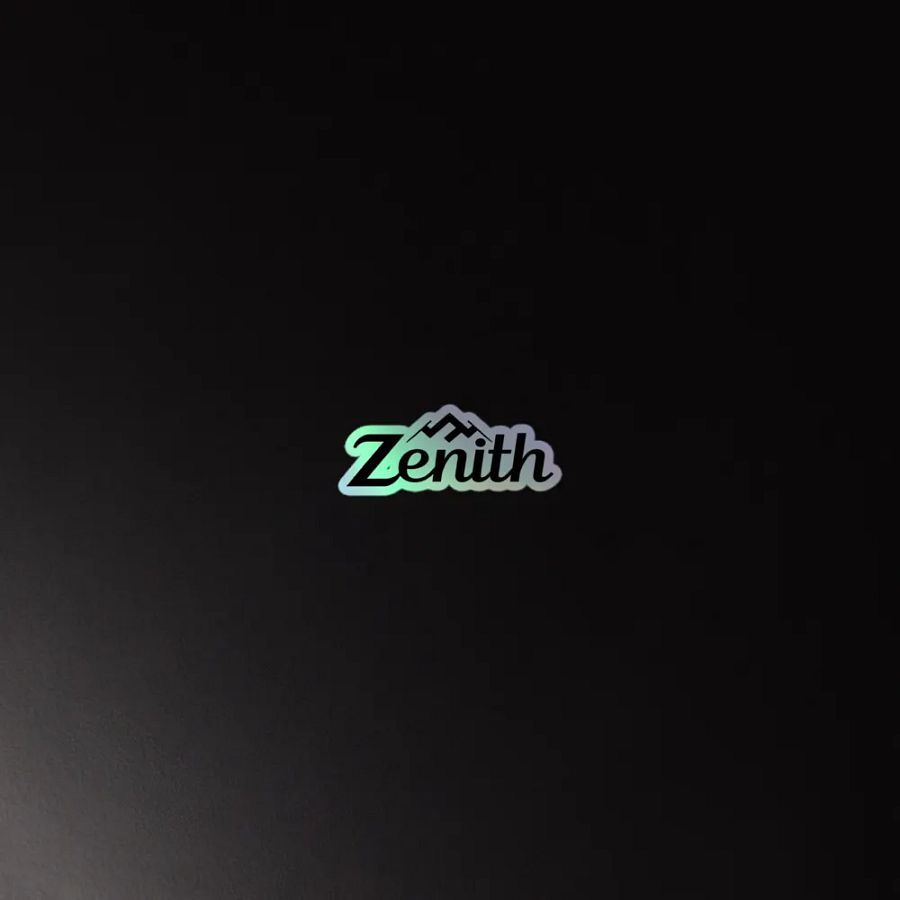 Exclusive Zenith Holographic Sticker | Premium Kiss-Cut Vinyl | Perfect for Laptops, Cars & More product image (4)