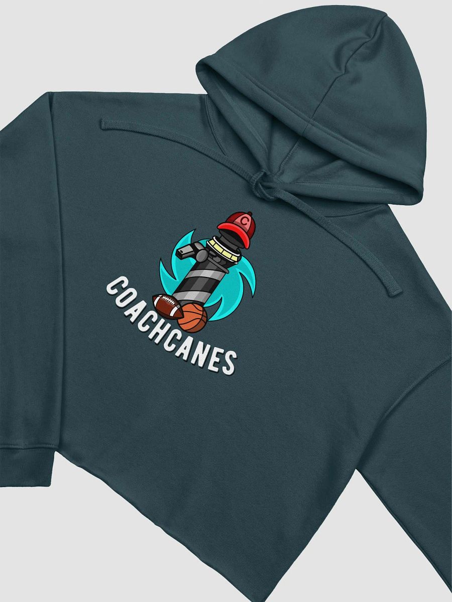 Women's Blue Logo Crop Hoodie product image (24)
