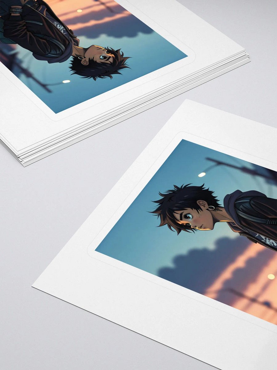 Sunset Stroll Anime Stickers product image (4)