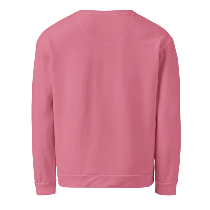 Plain Dusty Pink Light Summer Unisex Recycled Polyester Heavyweight Premium Sweatshirt by Treasure Pie product image (2)