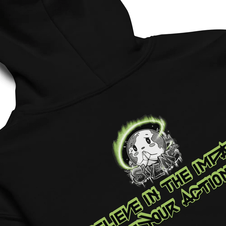 Save Me Kids Hoodie | Eco-Friendly Style for Young Activists product image (2)