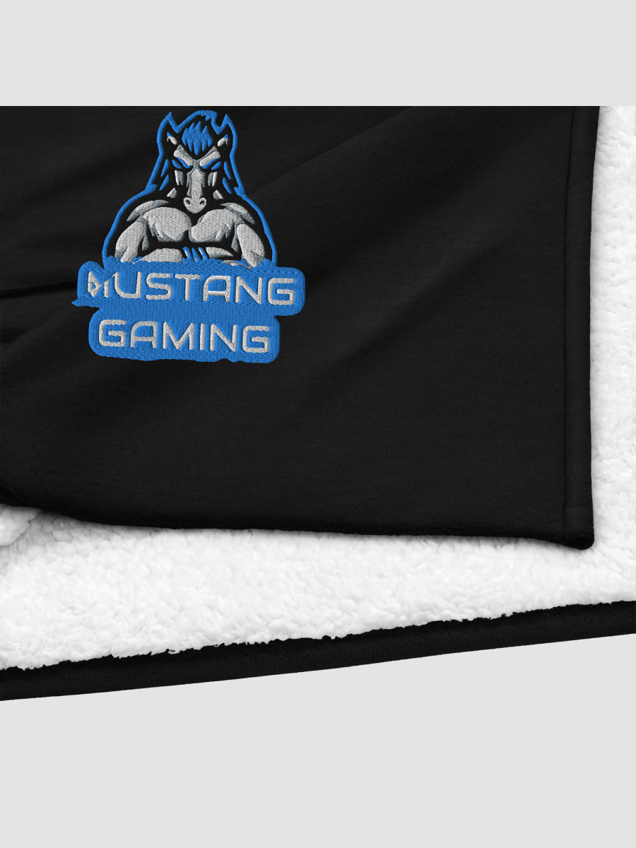 [MustangGamingLive] Port Authority Embroidered Premium Sherpa Blanket Port Authority BP40 product image (4)