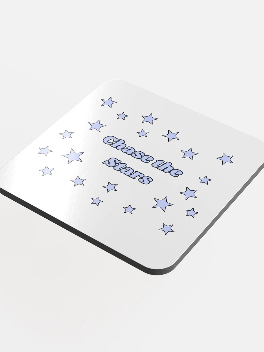 Chase the Stars Glossed Cork Coaster product image (4)
