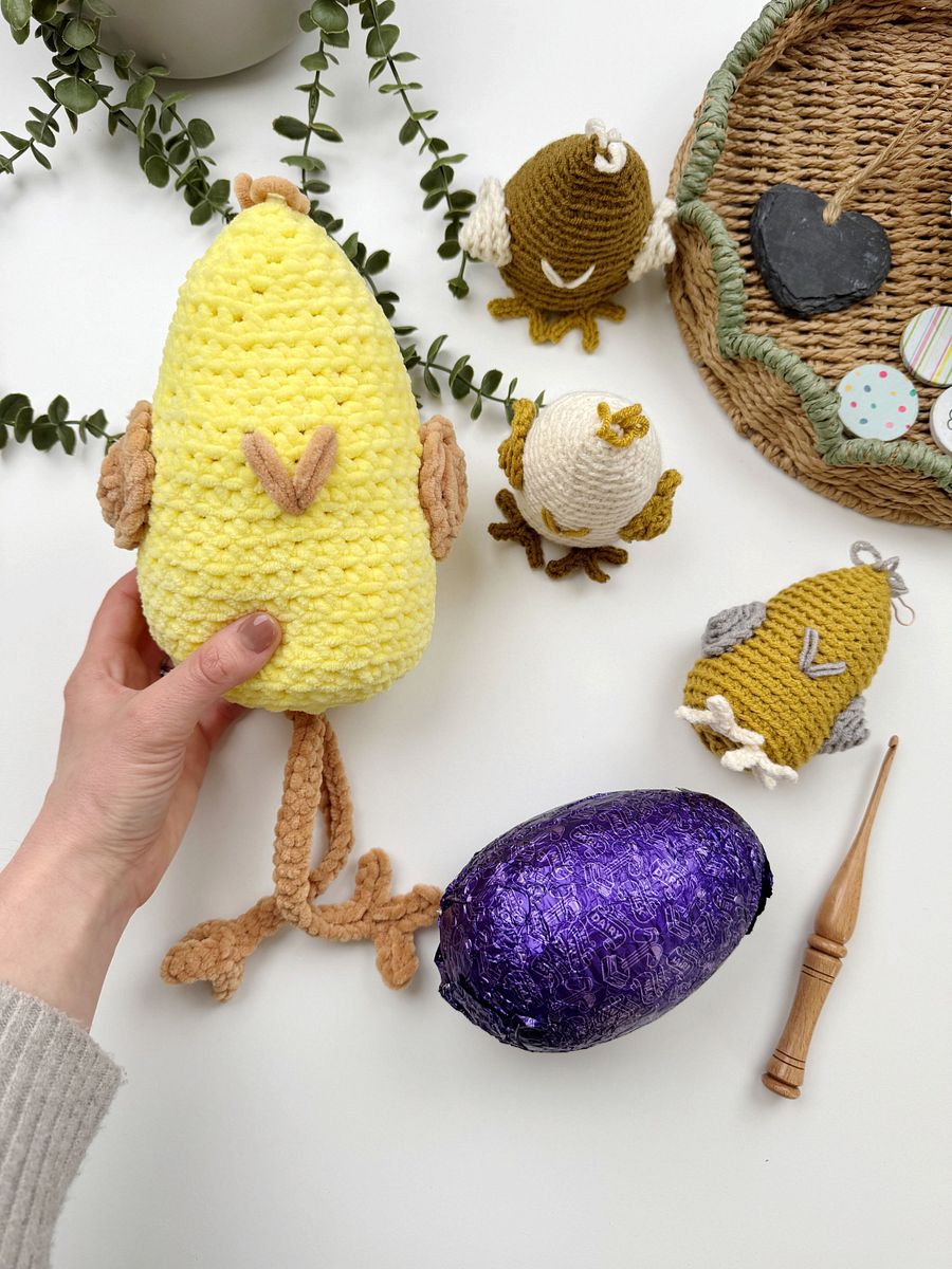 Crochet Chicken Pattern Pdf - Amigurumi Chick - Make With Any Yarn product image (5)