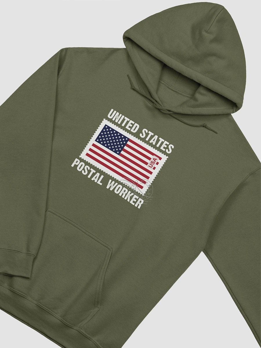 US postal worker with flag UNISEX hoodie product image (18)