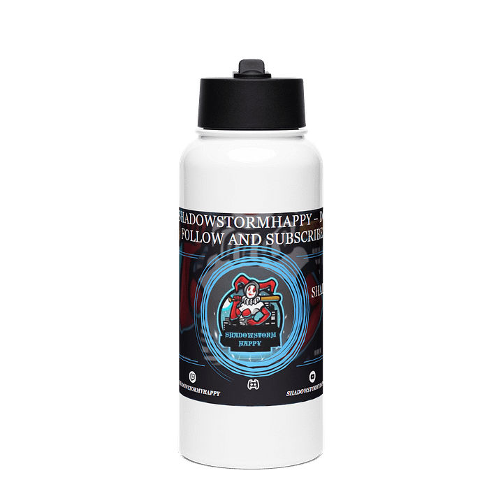 Shadowstormyhappy Gaming Stainless Steel Water Bottle product image (1)