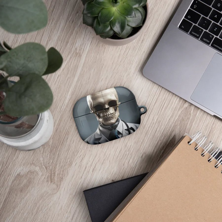 Skull-faced Medic AirPods® Case product image (48)