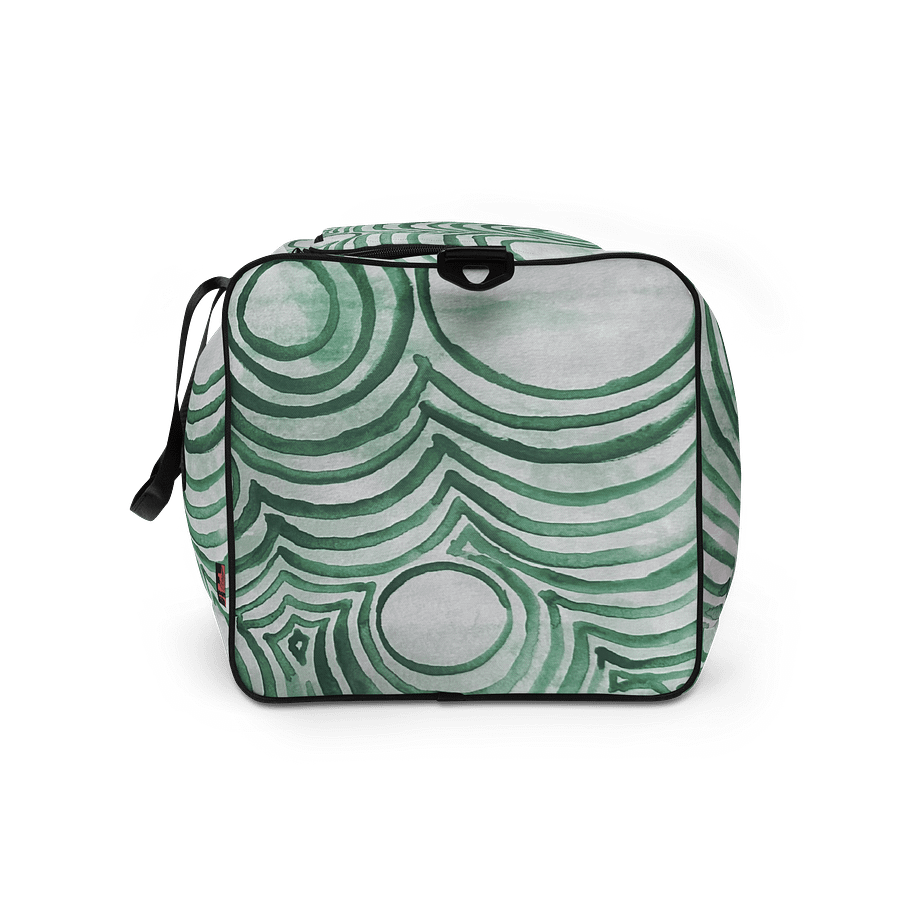 "Green Swirl" Duffel Bag product image (9)