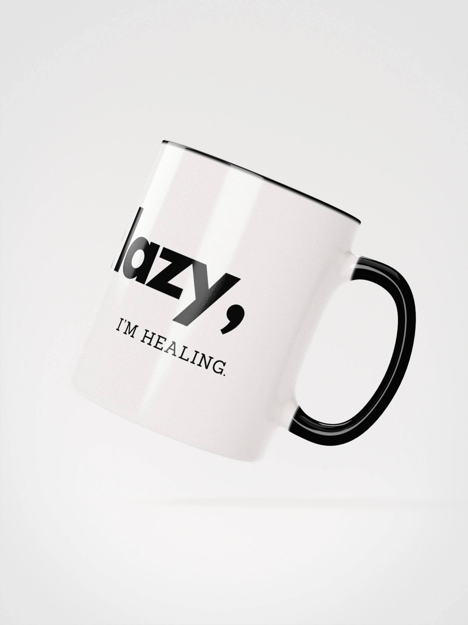'I'M NOT LAZY, I'M HEALING.' CERAMIC MUG product image (3)