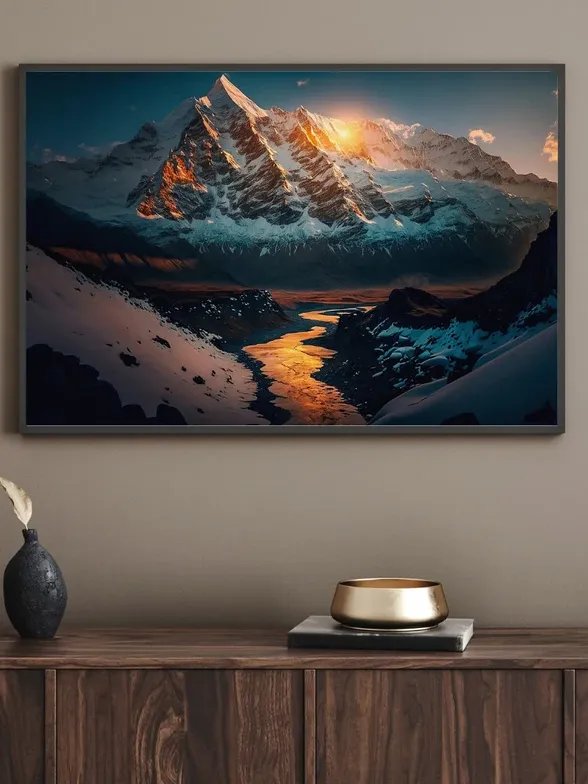 Himalayas Wall Art Framed High-Quality Matte Poster (in) product image (1)